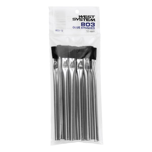 West System West System 1/2 in. Medium Soft Flat Glue Brushes, PK12 803-12 - main